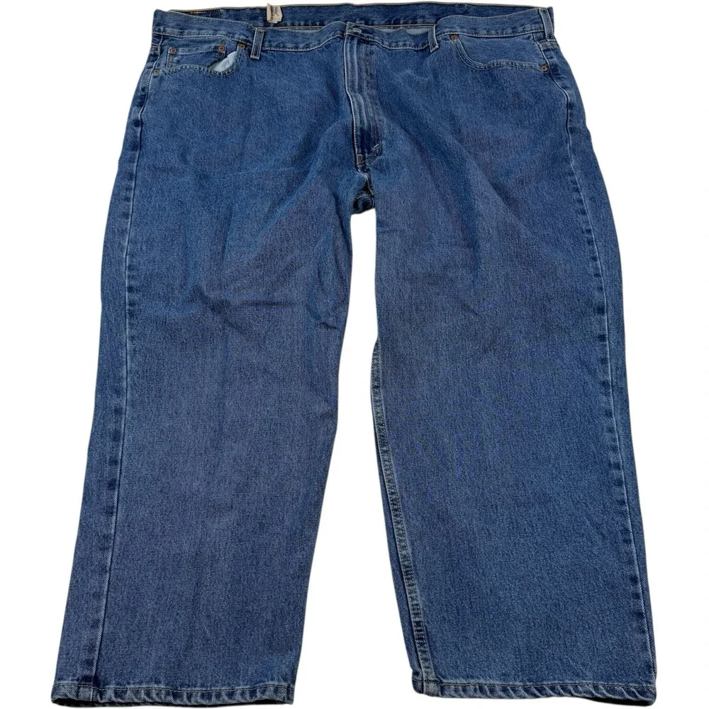 Levi's 550 Blue Jeans 54x29 NWOT‎ Relaxed Fit Tapered Leg 100% Cotton Denim