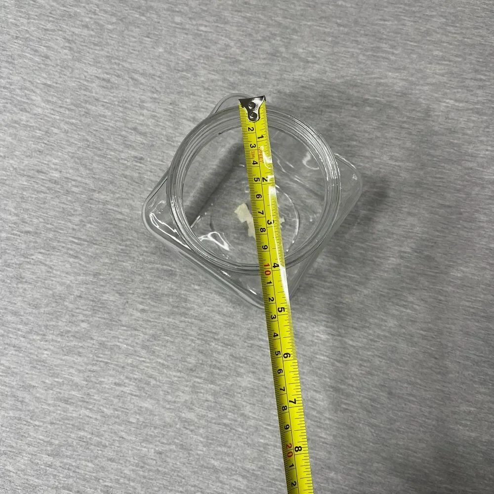 Target 5.5” Clear Square Glass Jar