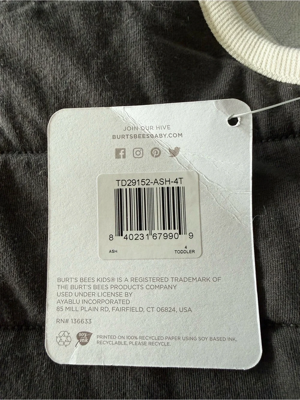 Burts Bees made trim full
