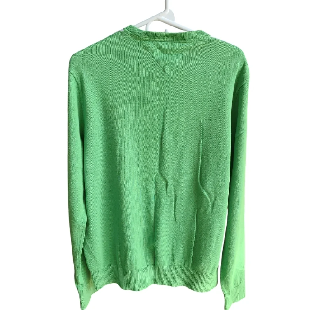Tommy Hilfiger V Neck argyle‎ sweater Men's Large EUC