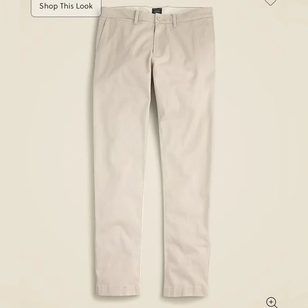 NWT J.Crew Men's 770 Straight Fit Stretch Chino Pant Khaki Size 31x38