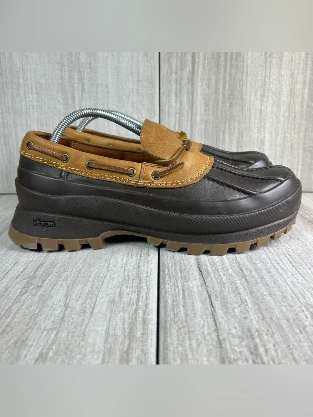 Polo Country Logan Ralph Lauren AR Lug Slip On Leather Duck Shoe Men’s Size 10