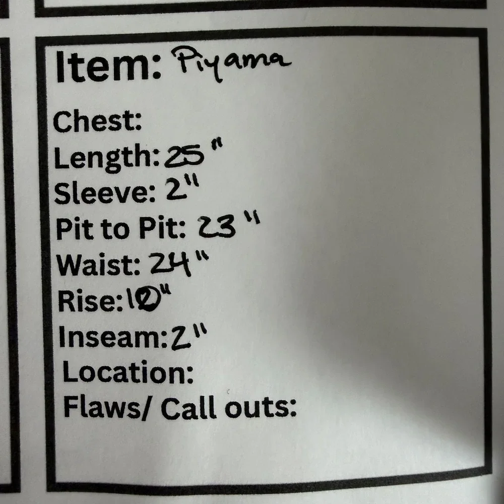 Piyama pajama set