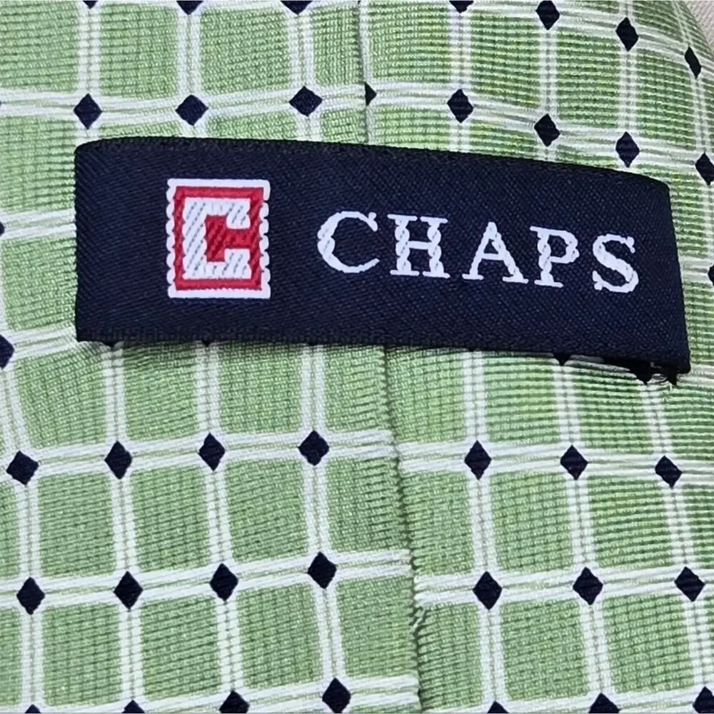 Chaps green white