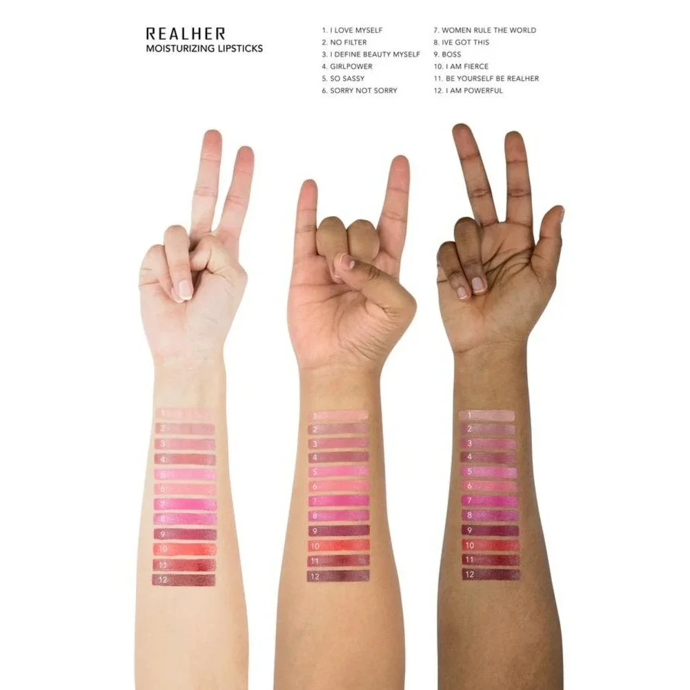 RealHer moisturizing lipstick