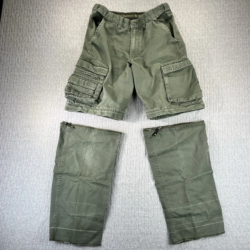 Boy Scouts of America Convertible Uniform youth (12) Men (S-28) authentic shorts