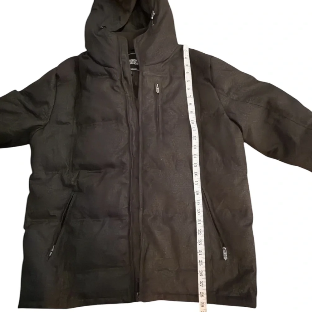 Foreign Exchange Brown Hooded Puffer Jacket Size XXL