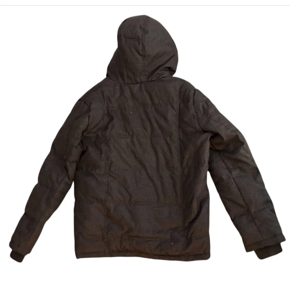 Foreign Exchange Brown Hooded Puffer Jacket Size XXL
