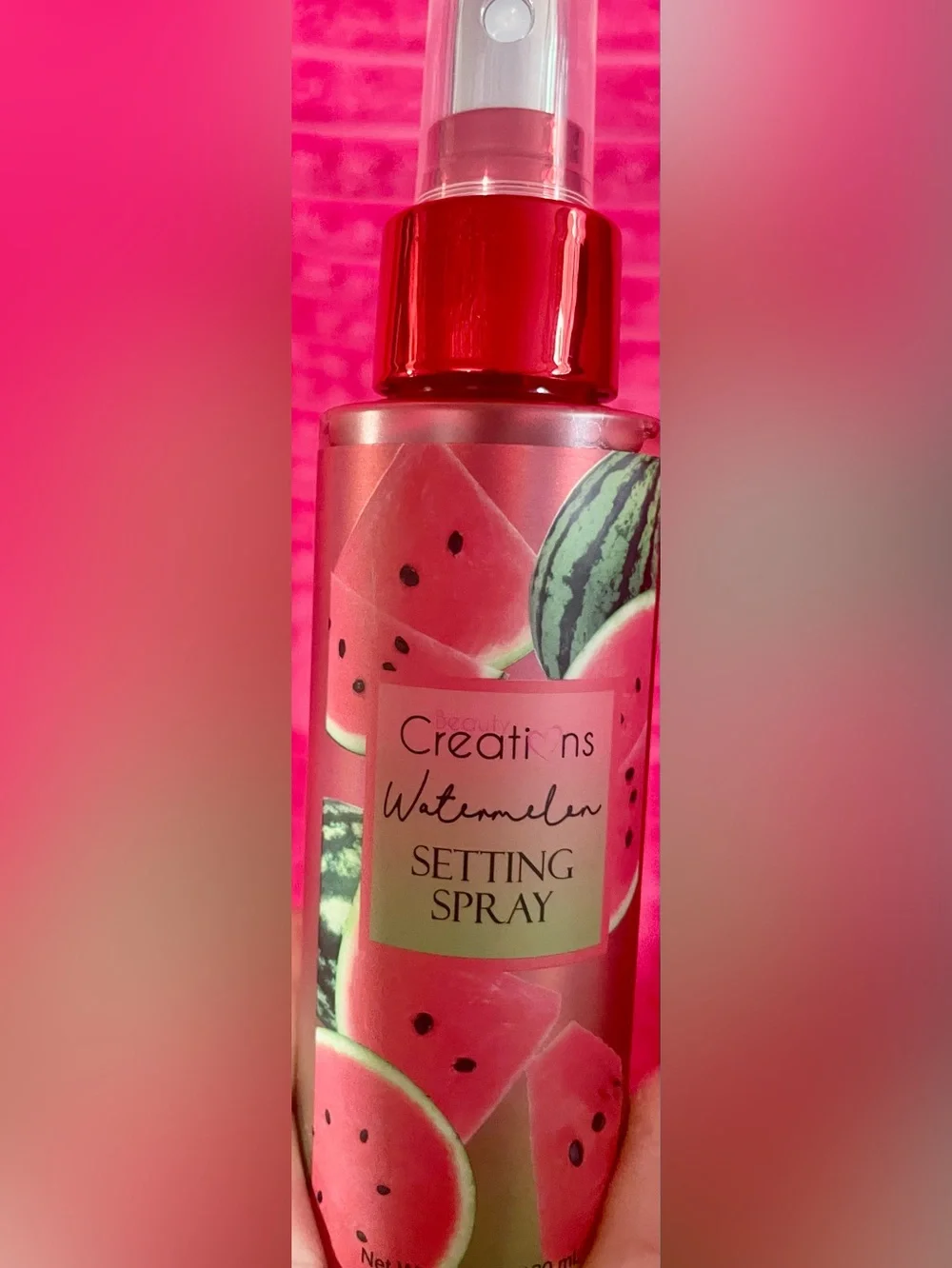 Beauty Creations Watermelon Setting Spray - Red, Green