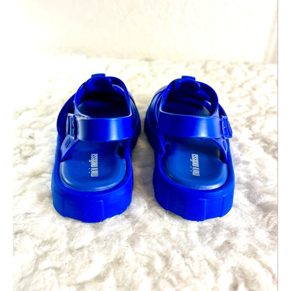 Mini Melissa Megan Fisherman blue sandals toddler size 11