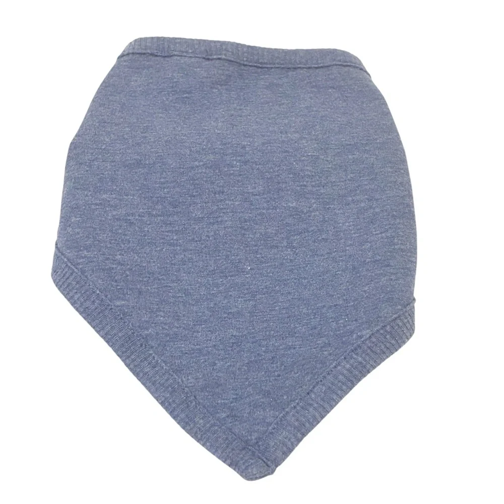 Burberry Baby Blue Novacheck Snap Cotton Bib Accessory‎