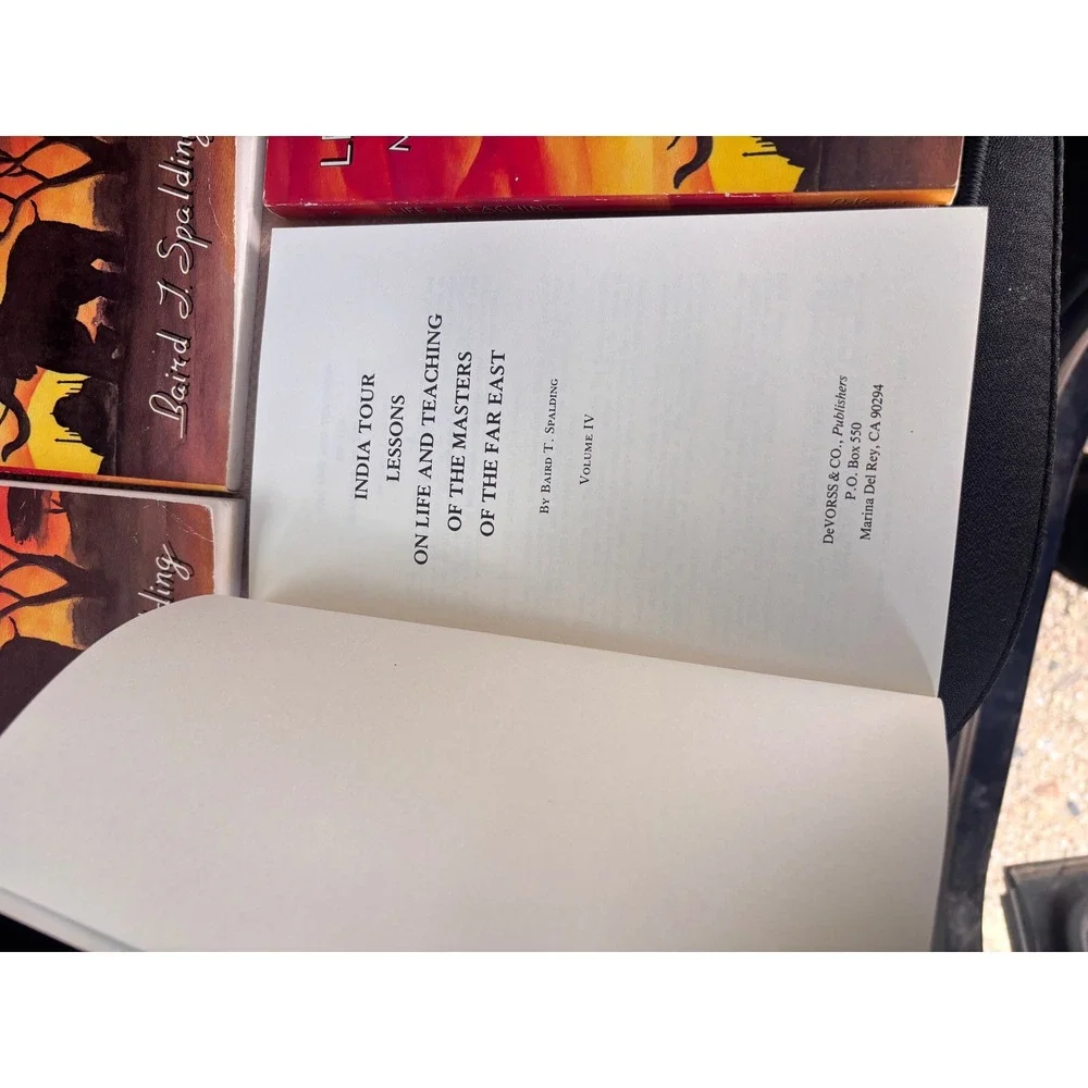 DeVorss Life and Teaching of the Masters of the Far East Set 5 Vol damage