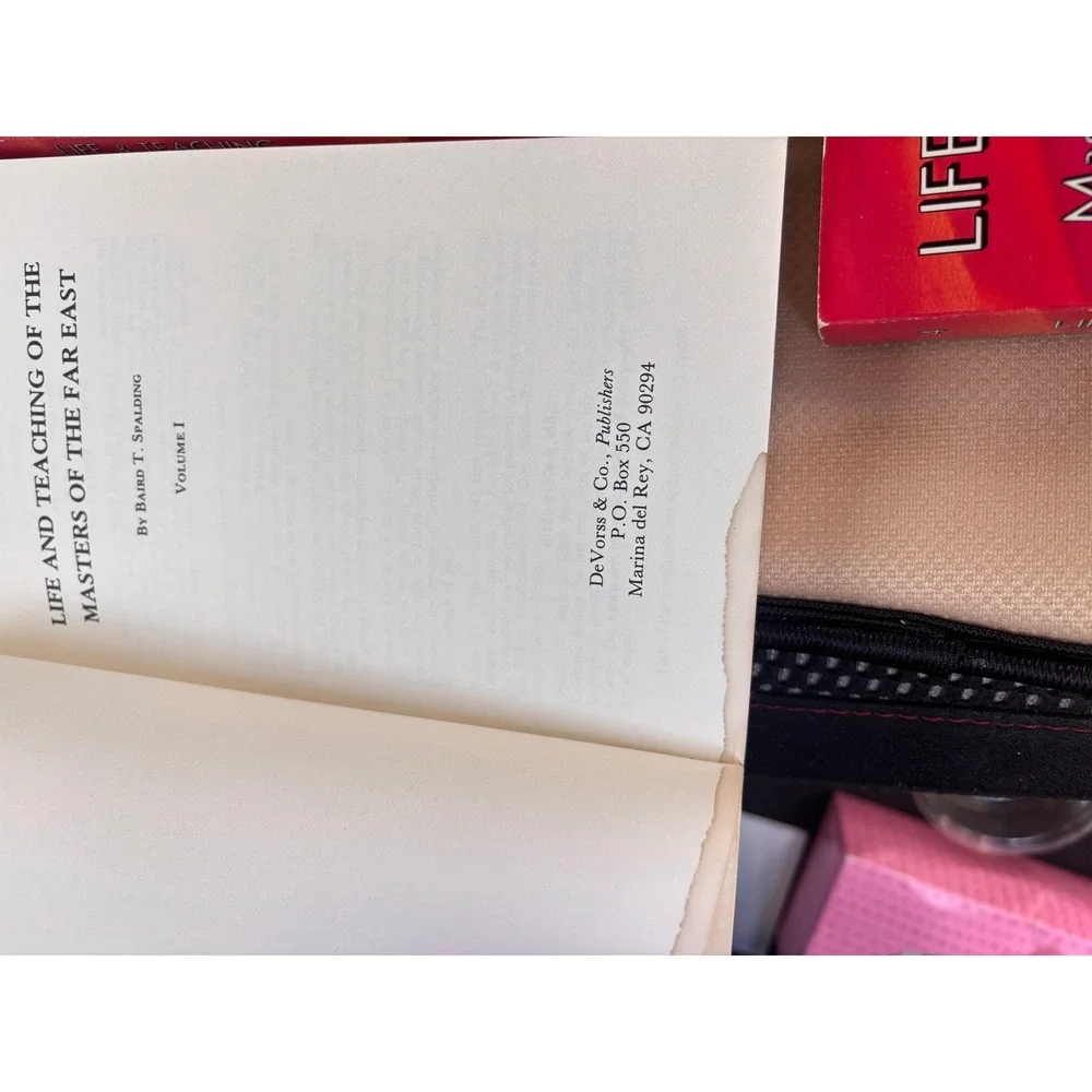 DeVorss Life and Teaching of the Masters of the Far East Set 5 Vol damage