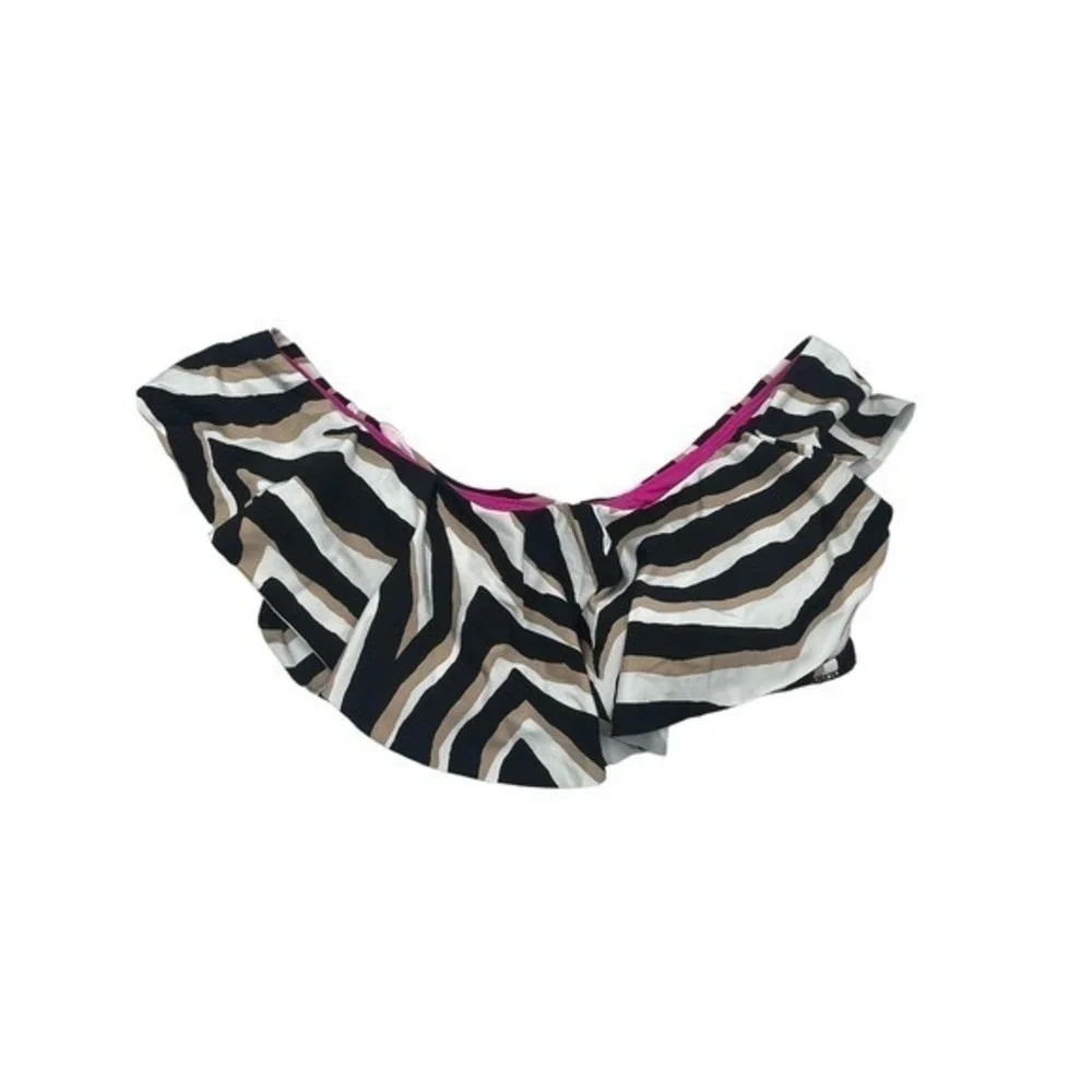 Sample Piece Bikini Ruffle Top‎ Size Medium Hipster Bottoms Size 8