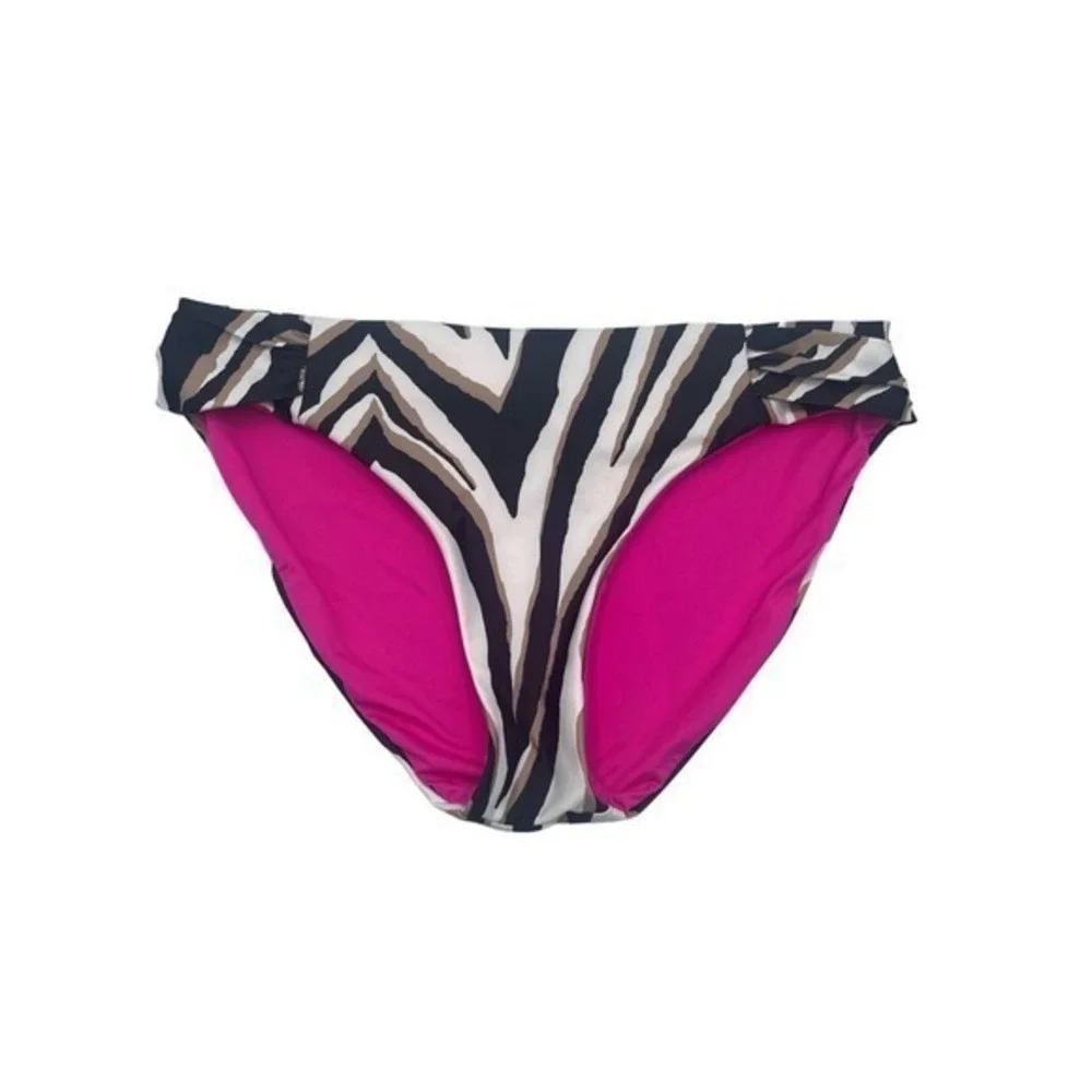 Sample Piece Bikini Ruffle Top‎ Size Medium Hipster Bottoms Size 8