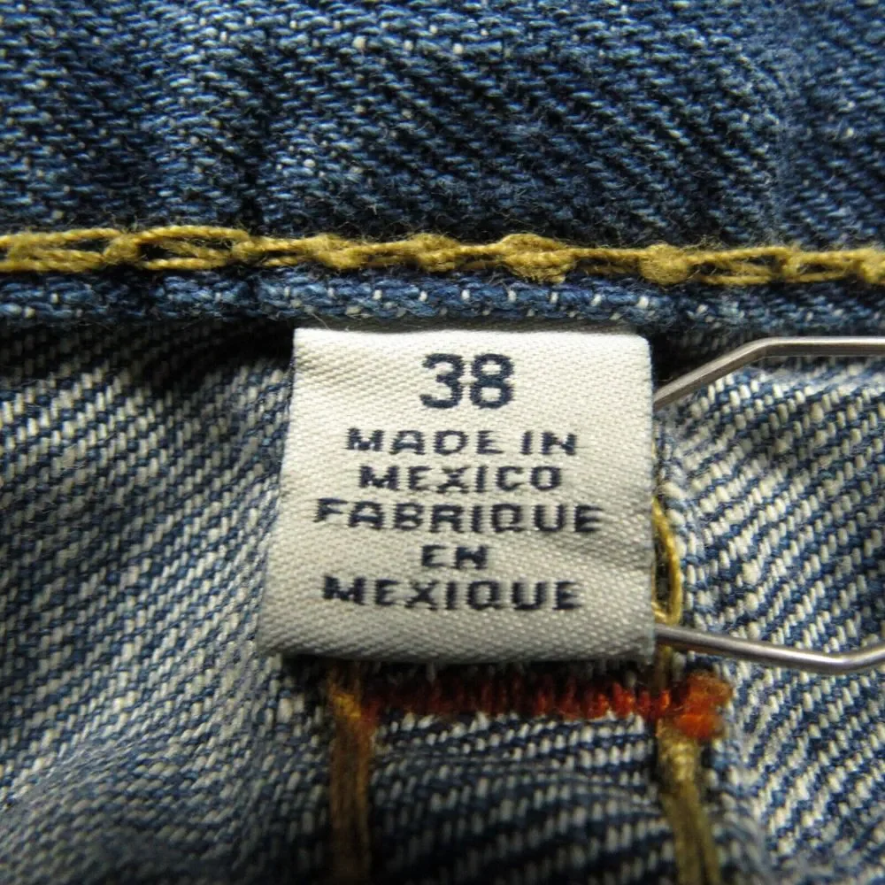 True Religion Jeans‎ Men 38x32 Skinny Denim Flap Pocket Y2k CXLM Dragonfish