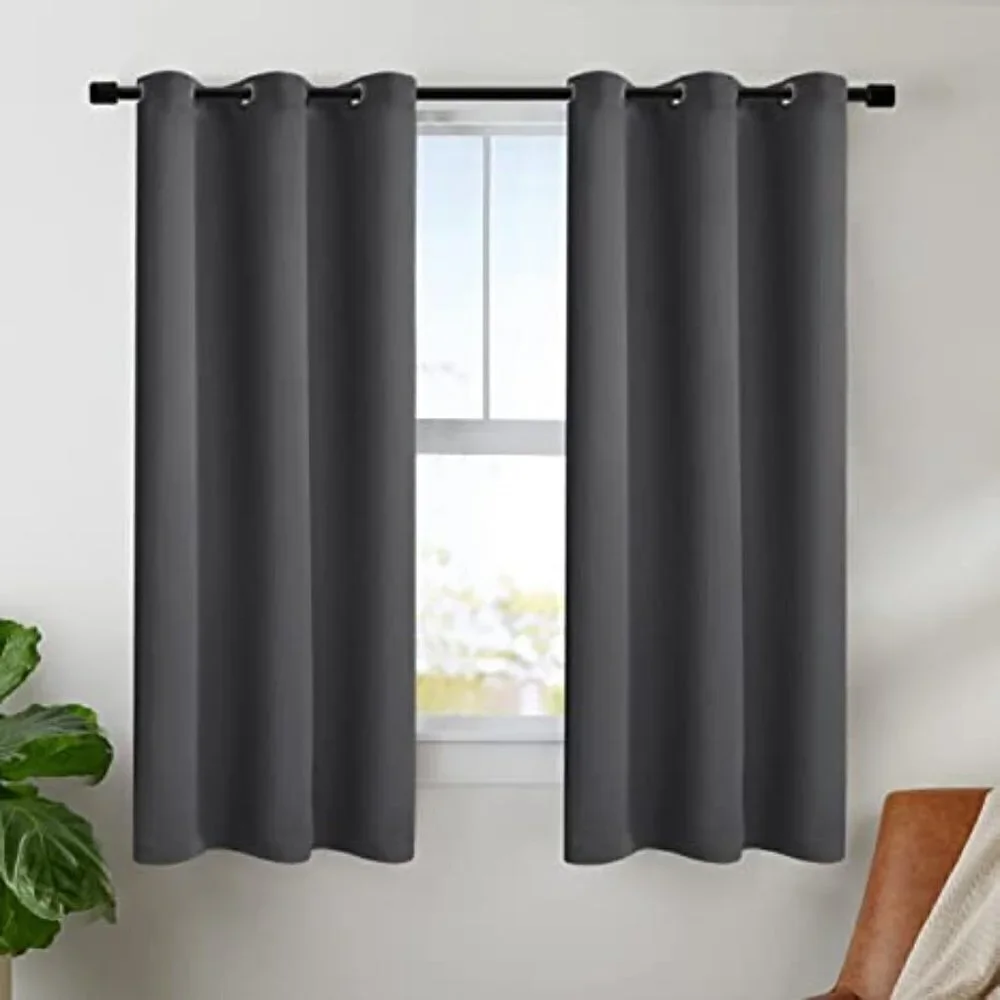 BONZER Grommet Blackout Curtains for Bedroom - Thermal Insulated 40
