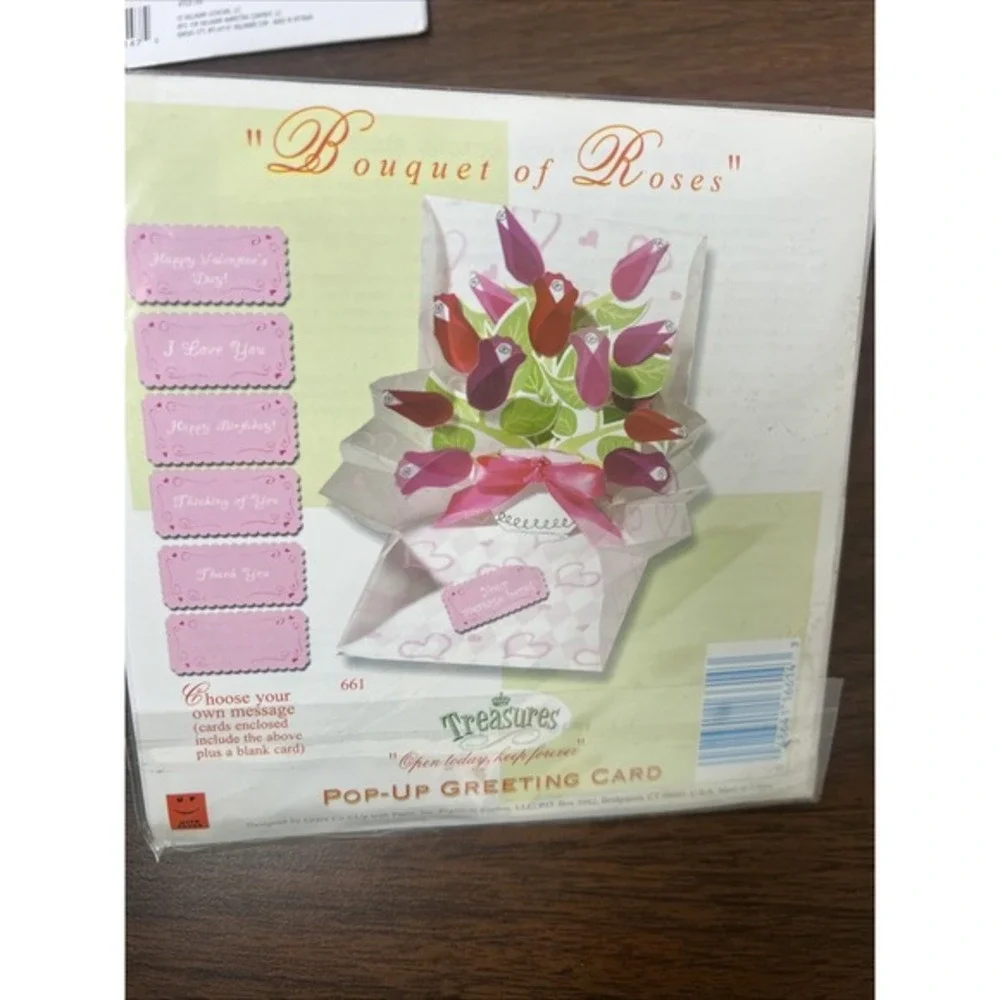 Lot Of‎ 3 Hallmark Signature Paper Wonder Pop Up Valentines Day Cards Treasures