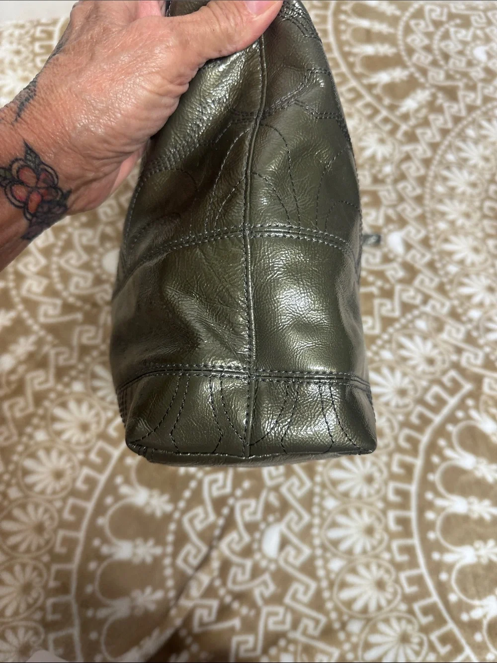 Coach smooth olive