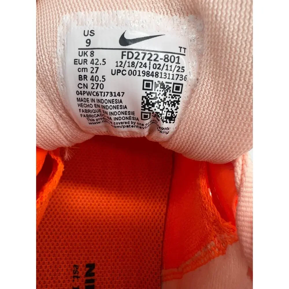 Nike Air Zoom Pegasus 41 Crimson Tint Washed Coral FD2722-801 Men's Size 9