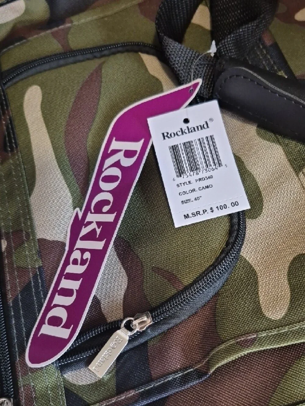 Rockland camo duffel