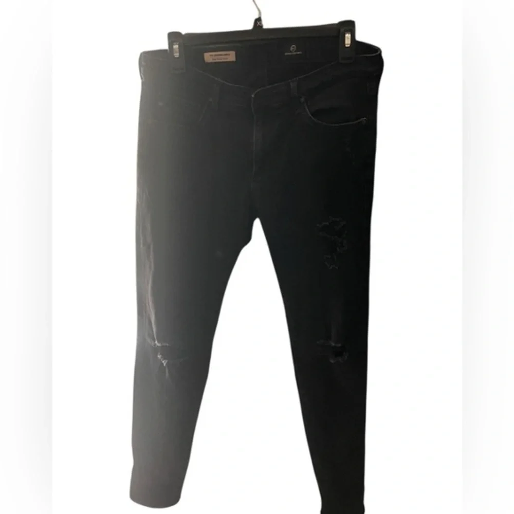 Adriano Goldshmied Women’s  Black Distressed Jeans. Sz 30