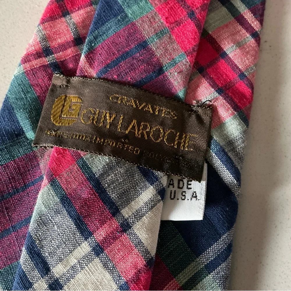 Guy Laroche madras vintage