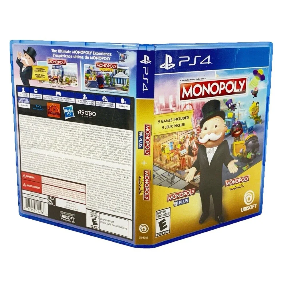 Monopoly Plus & Monopoly Madness Sony PlayStation 4 Ubisoft 2021 Tested
