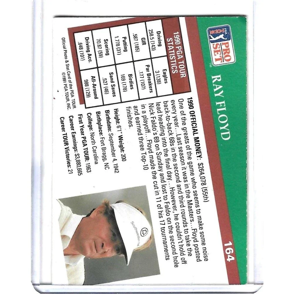 N/A signed golfer hall