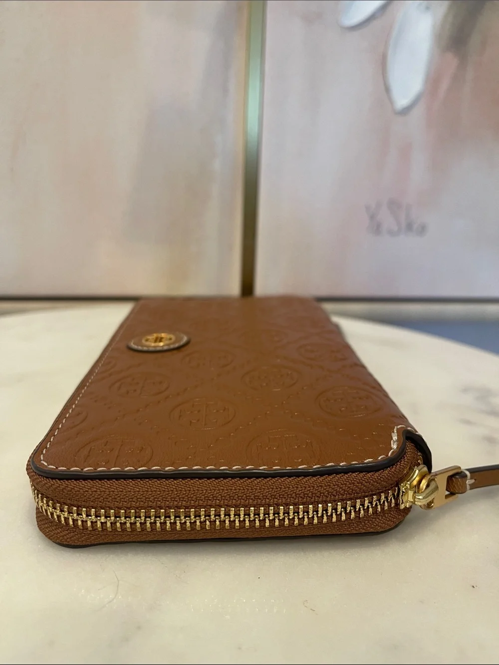 Tory Burch T Monogram Continental Wallet