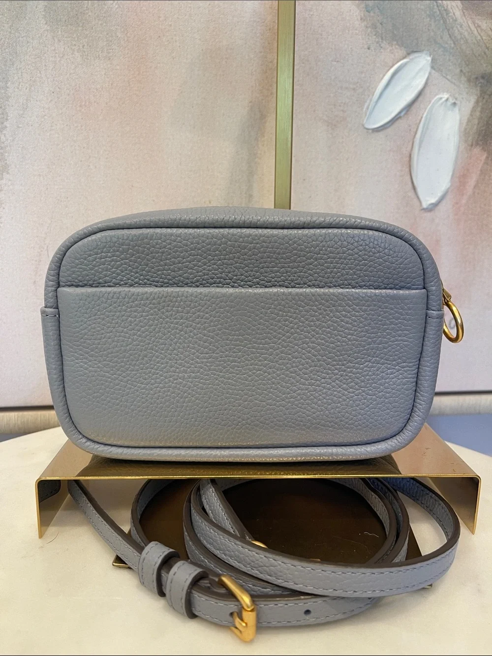 Tory Burch Perry Bombe Crossbody Bag in Bay Gray