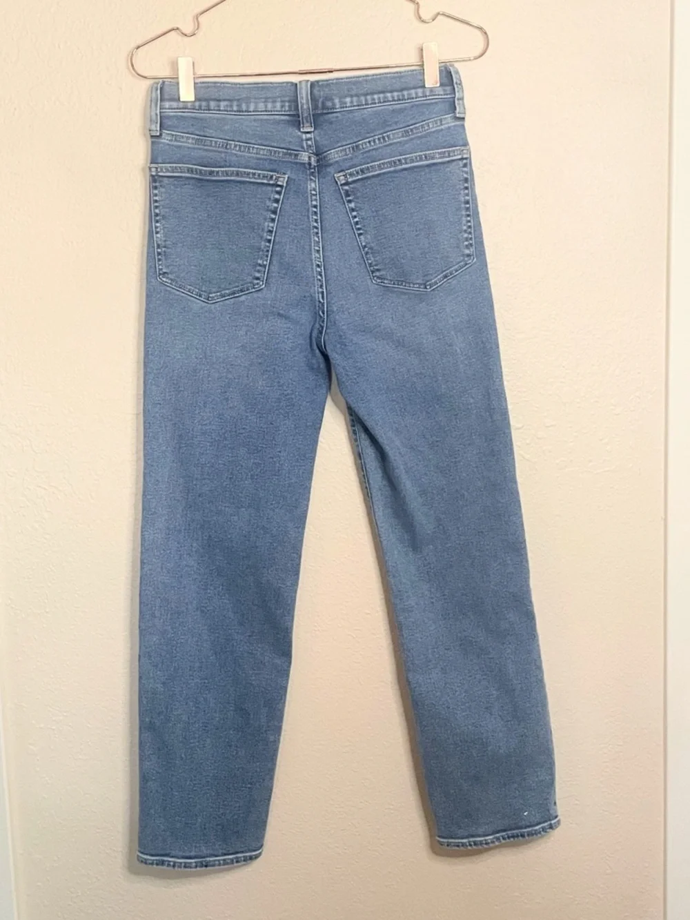 J.Crew Stovepipe Jeans 27 Straight Leg Quiet Luxury Denim