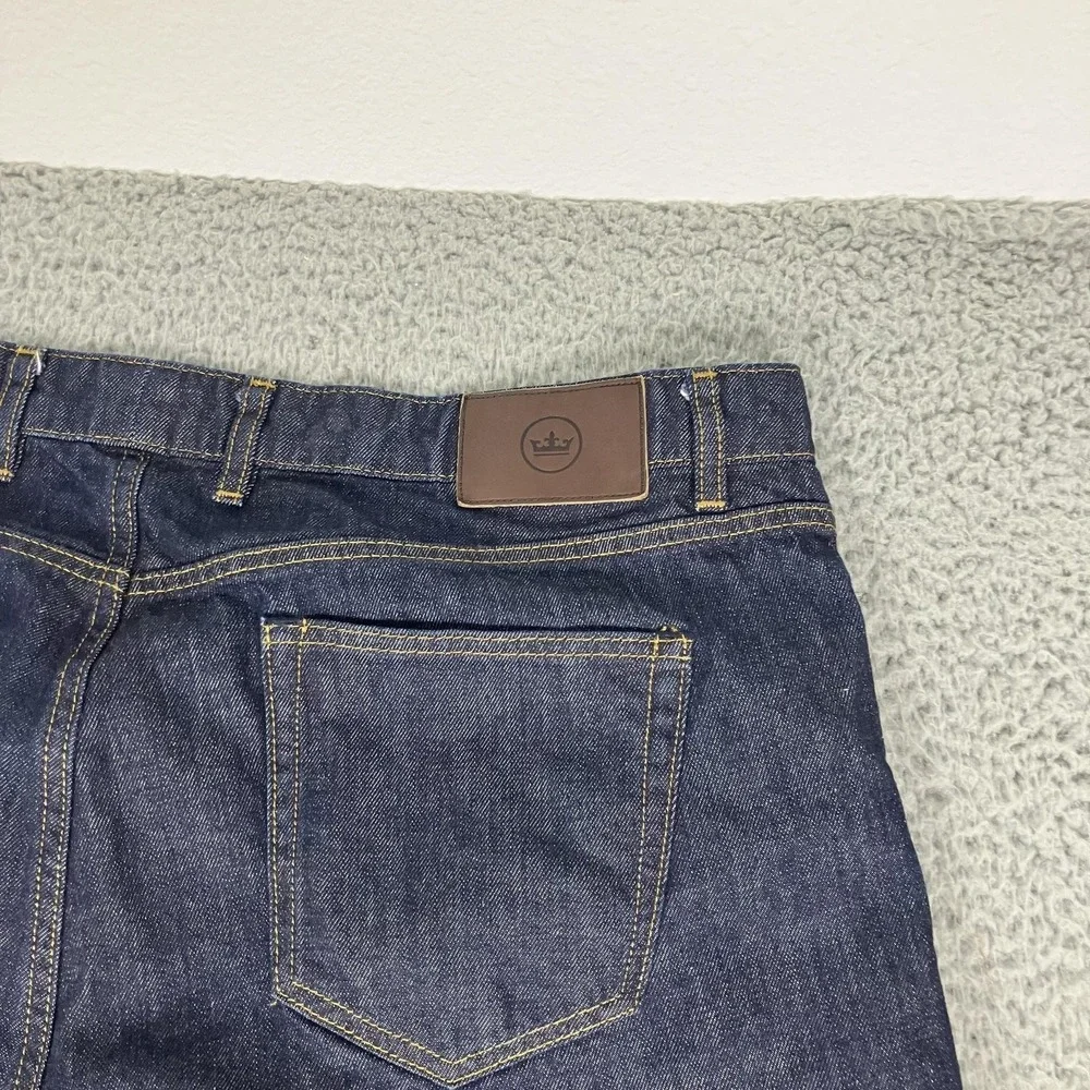 Peter Millar Jeans Mens 44x32 Blue Dark Wash Classic Straight Denim Pants Casual