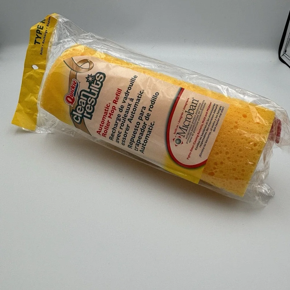 Quickie Mop Clean Results 0572CR Automatic Roller REFILL NEW SEALED. 057CR NIP
