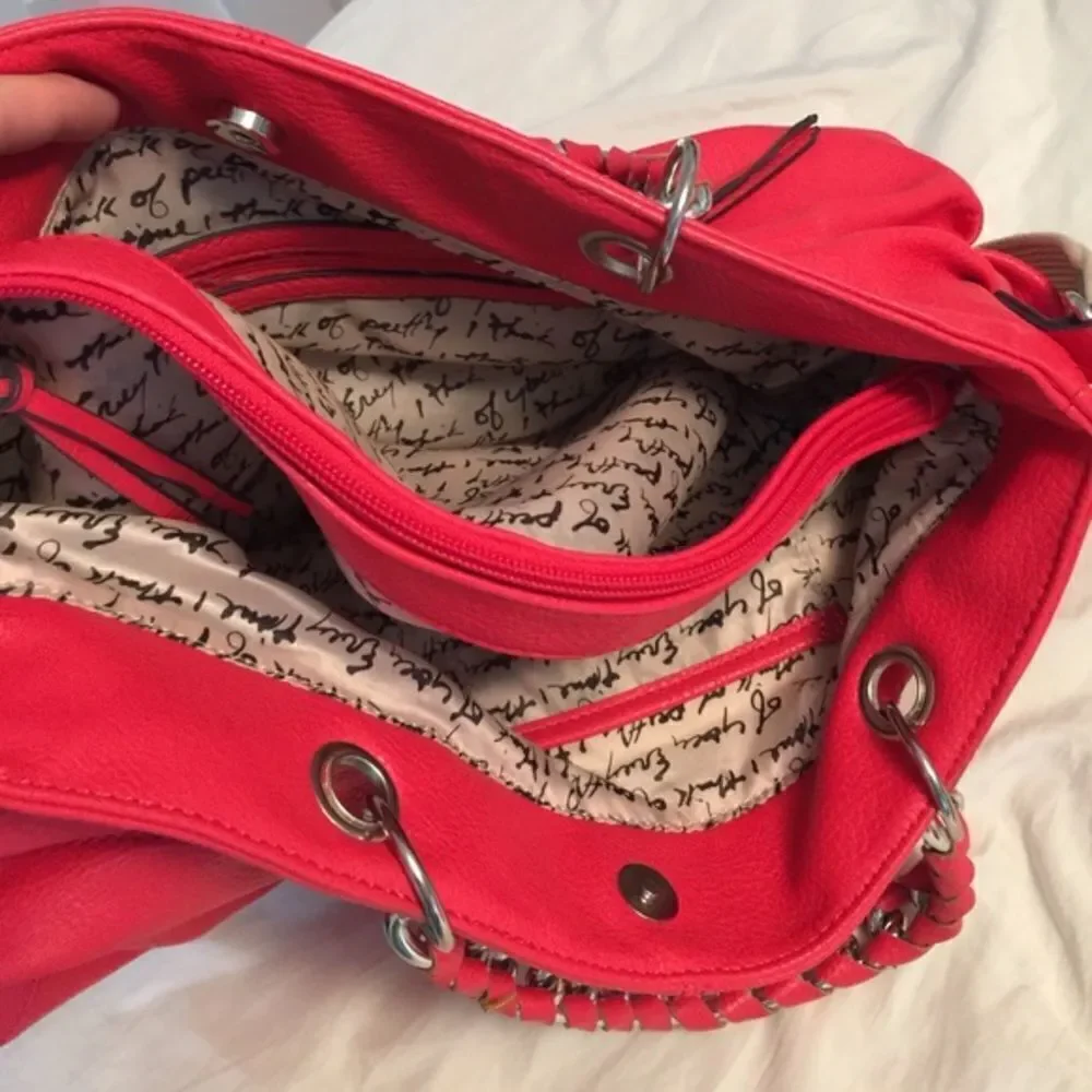 Think in of you red bag