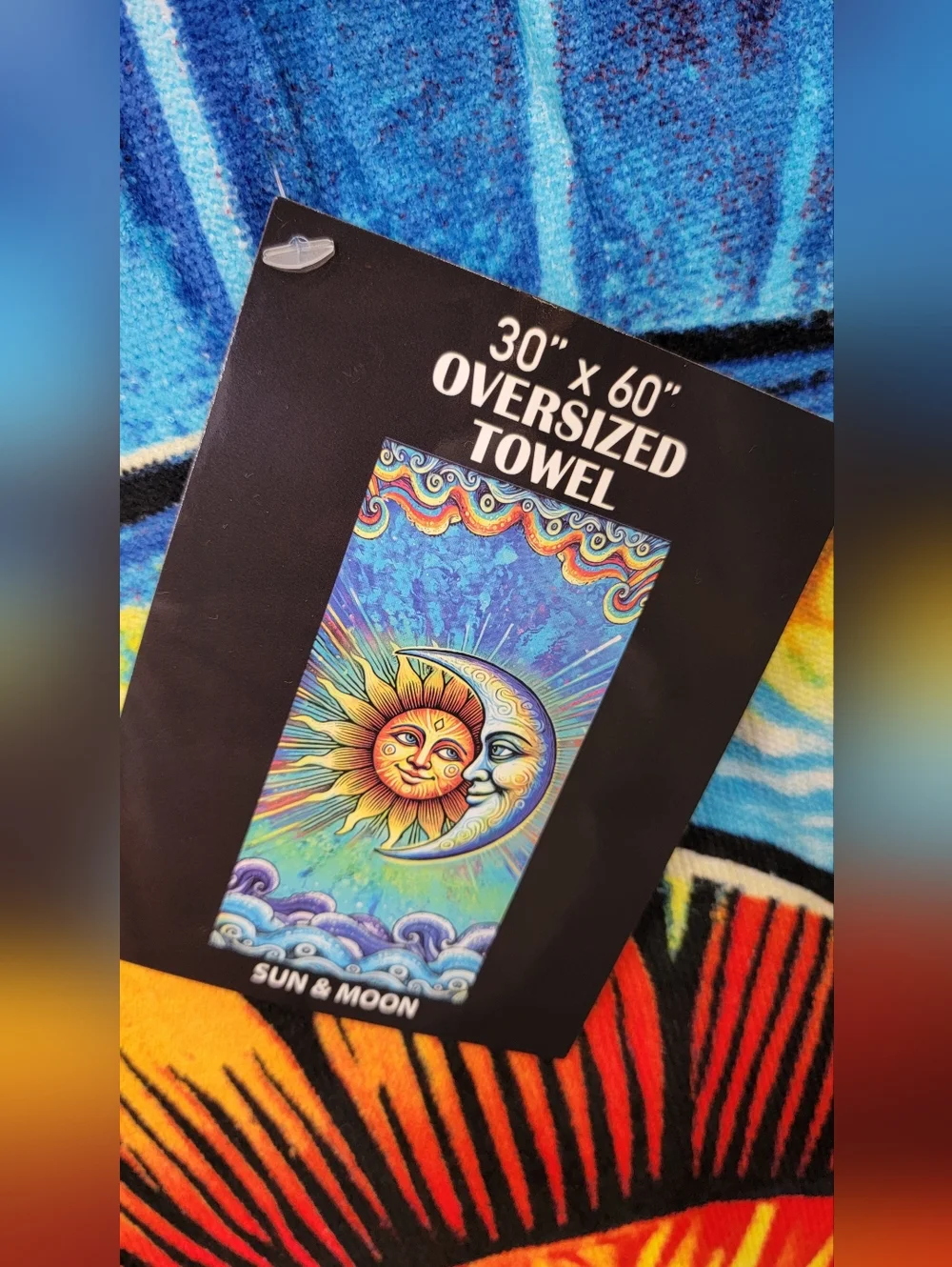 Summer Deal🏷 Cotton Sun & Moon Beach Towel Or Decor