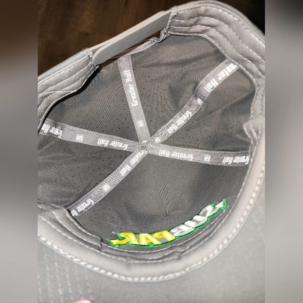Subpar Grey Golf Hat Cap NEW Happy Gilmor