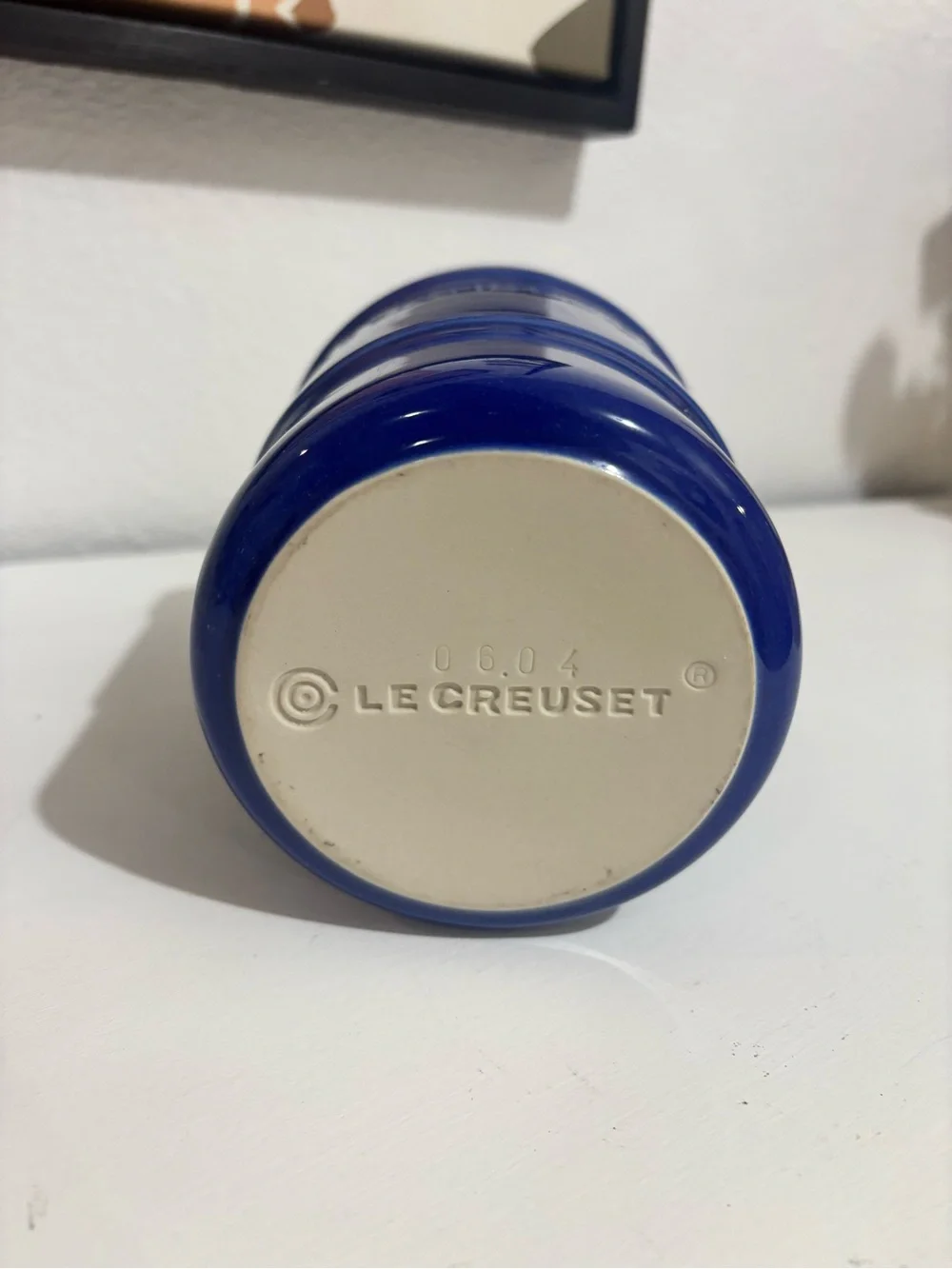 Le Creuset Cobalt Blue Utensil Holder 6