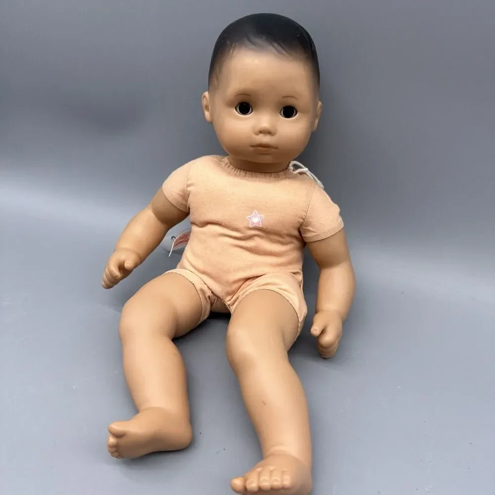 AMERICAN GIRL Bitty Baby Doll Black Hair Dark Brown Eyes 2014