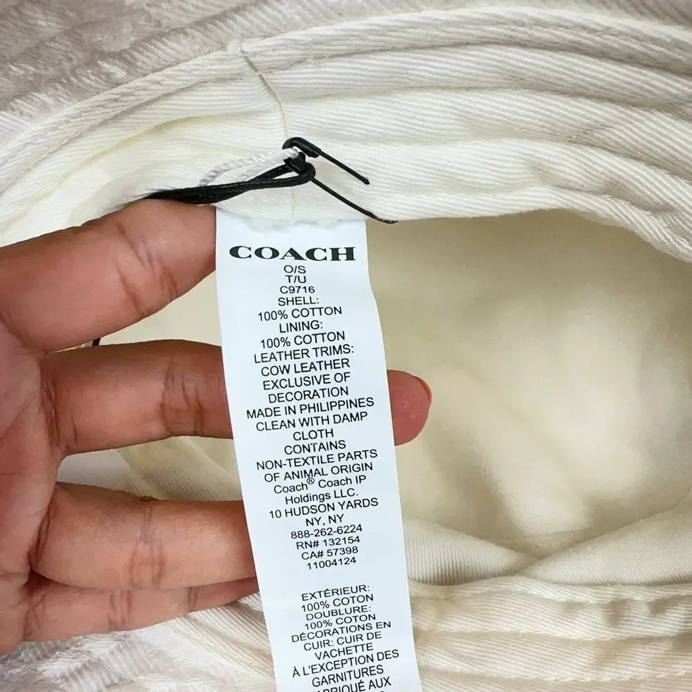 Coach nwt signature