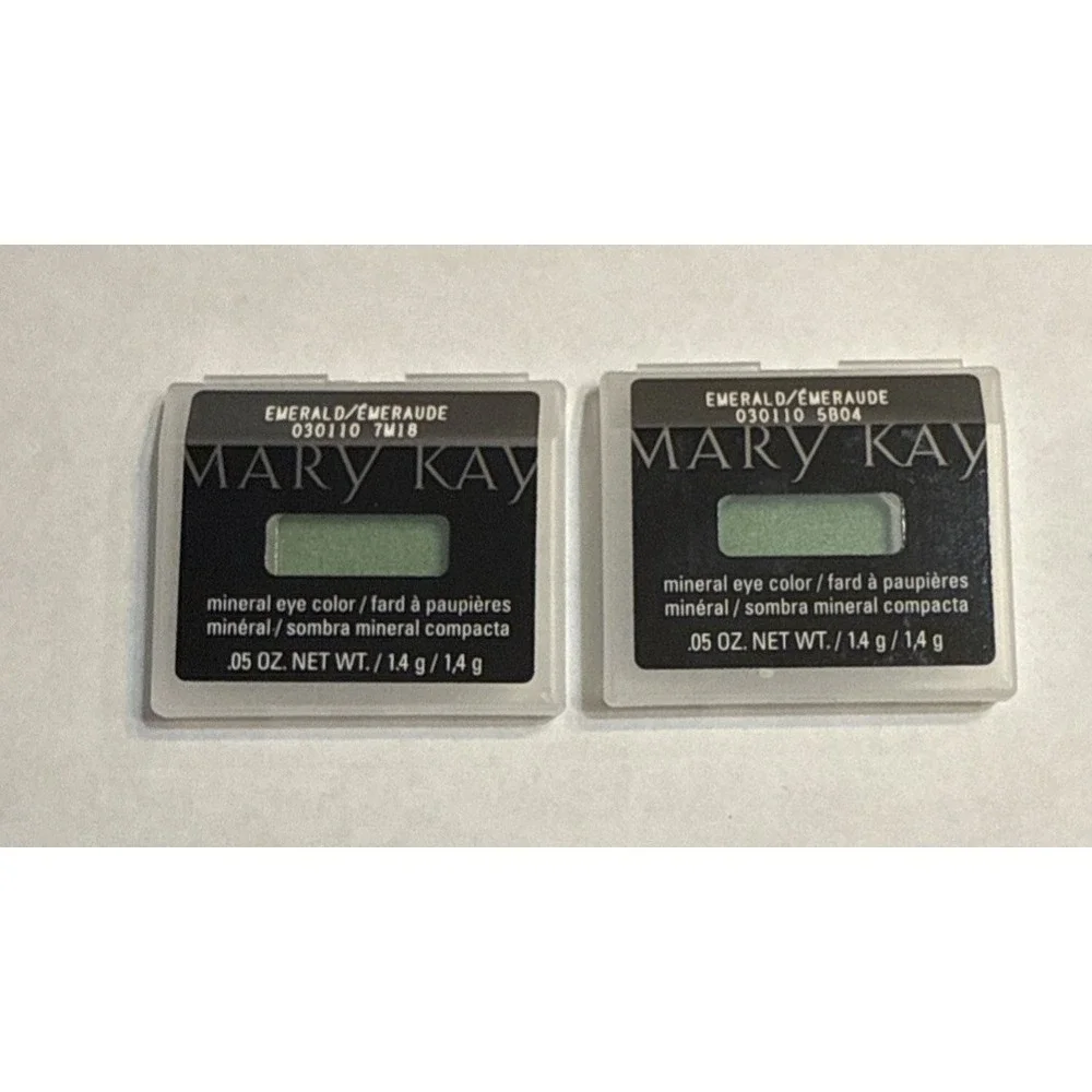 Lot of 2‎ Mary Kay Mineral Eye Color Emerald Green 030110 Discontinued NEW