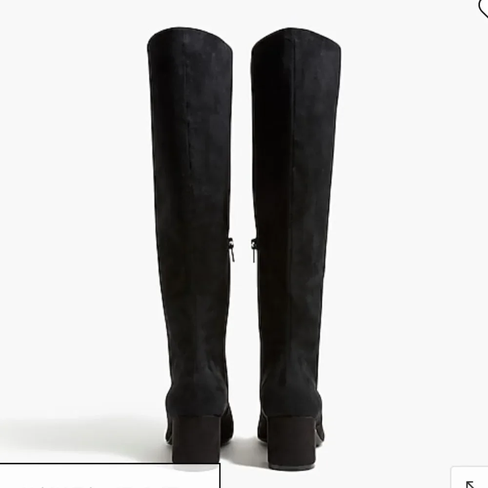 J. Crew Factory  Over-the-knee microsuede boots Item AG056*