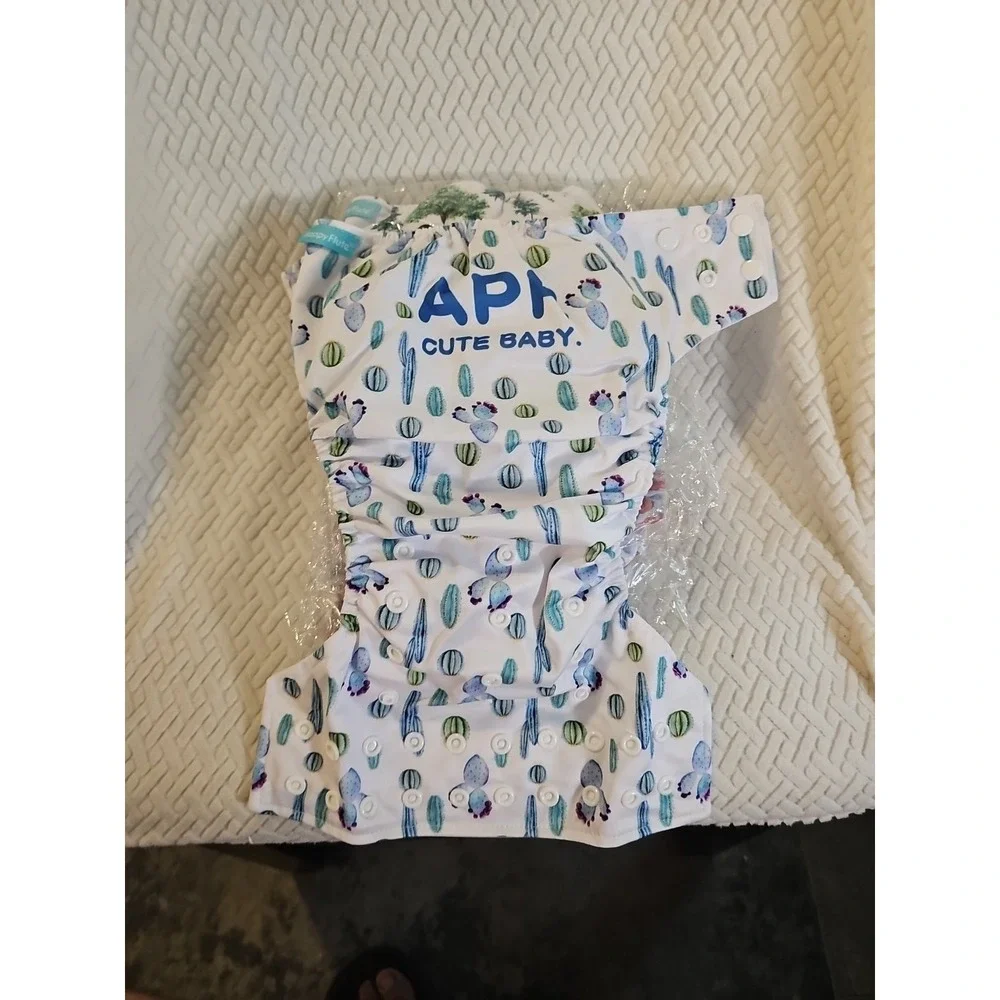 HappyFlute 8 Newborn Baby Cloth Pocket Diapers Adjustable Reusable for‎ Baby