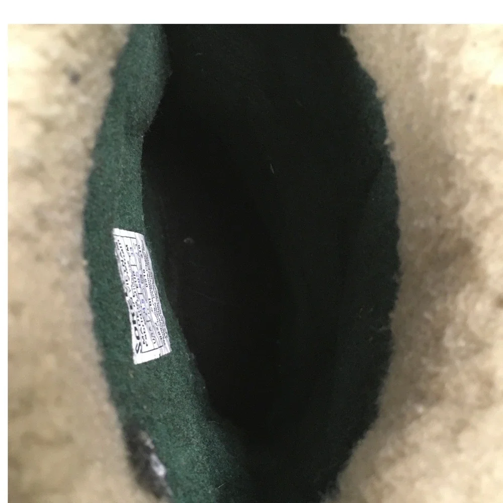 Sorel Caribou Men's‎ Snow Winter Boots Duck Leather Sherpa Lining Size 15