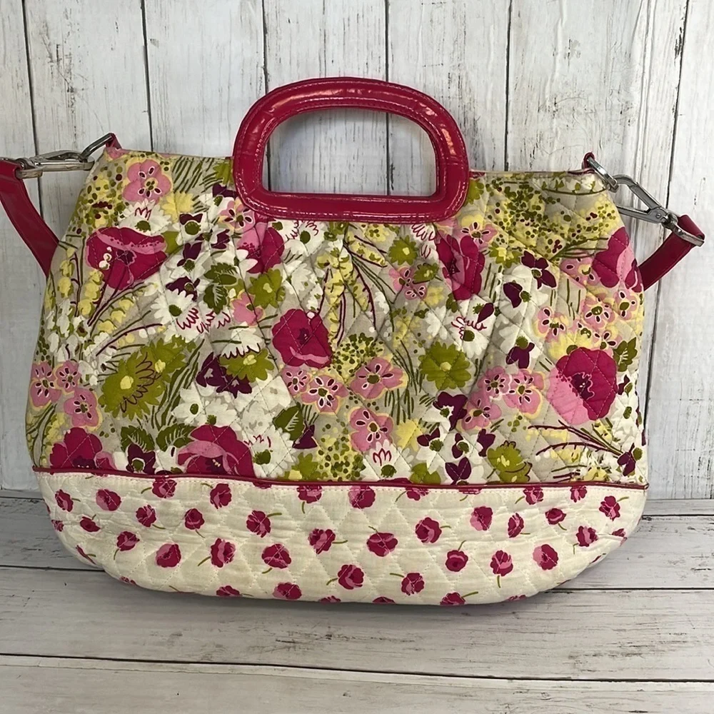 Vera Bradley Make Me Blush Charleston Tote