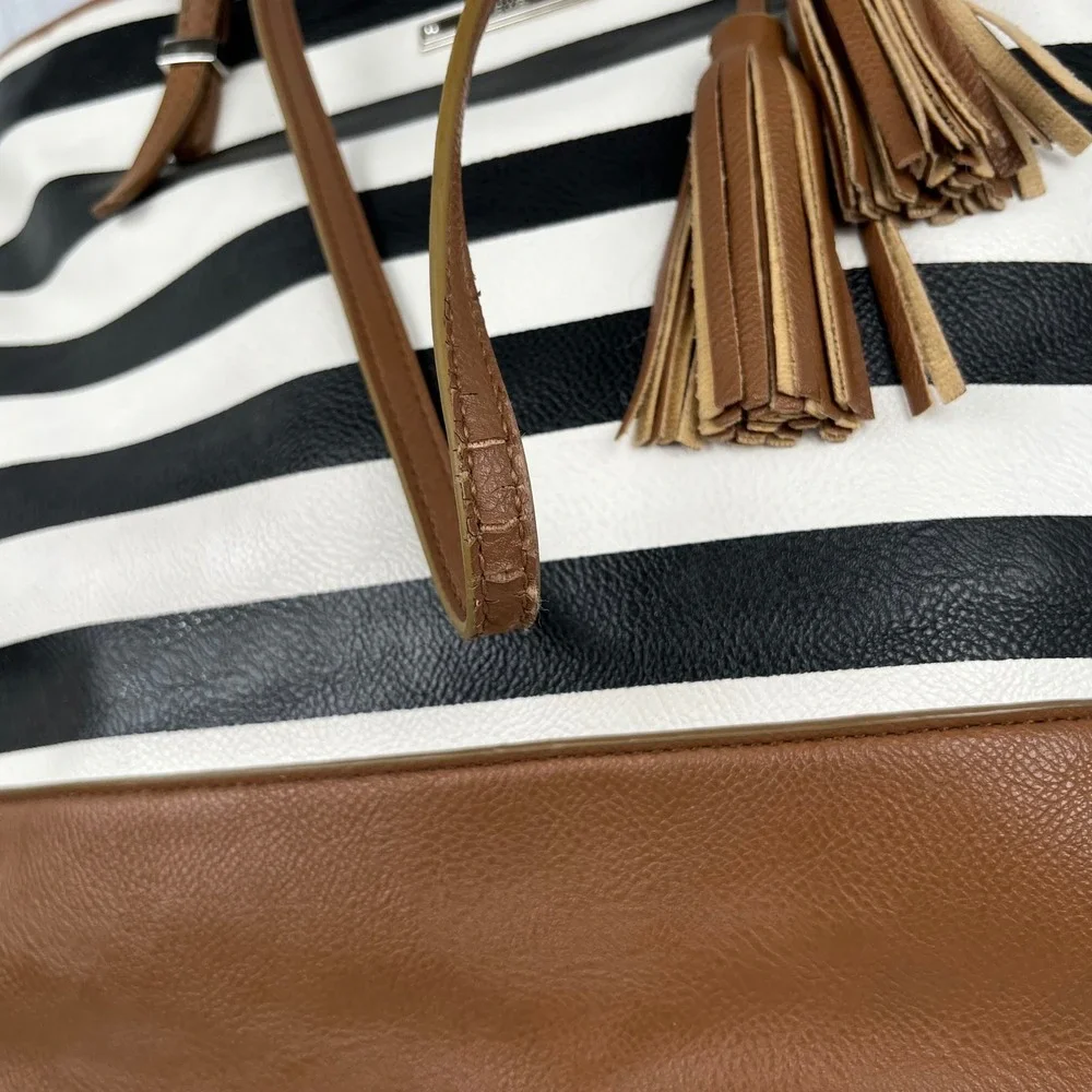 Nine West stripes black
