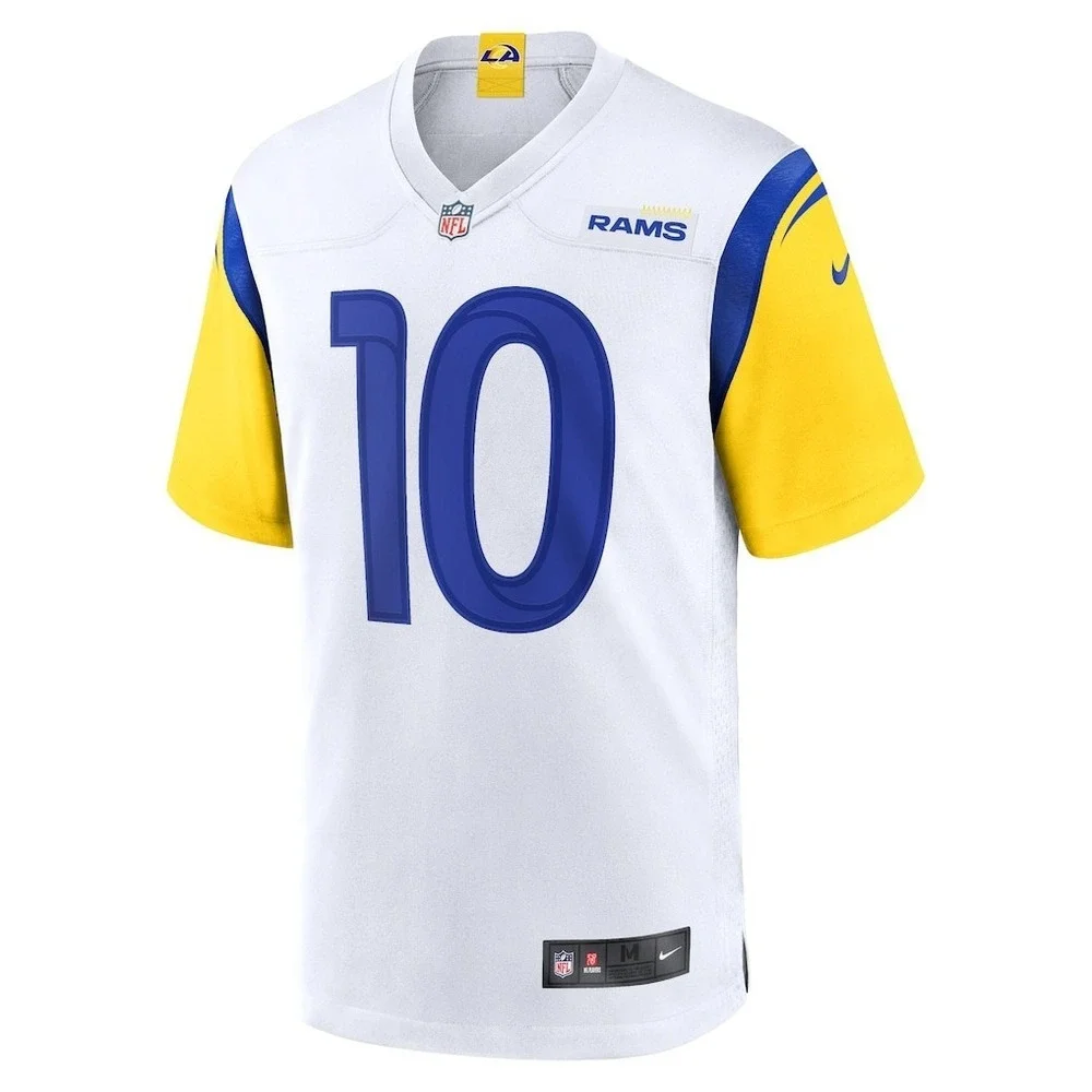 Nike Cooper Kupp Los Angeles Rams #10 On-Field Game Jersey White Men's L NWT
