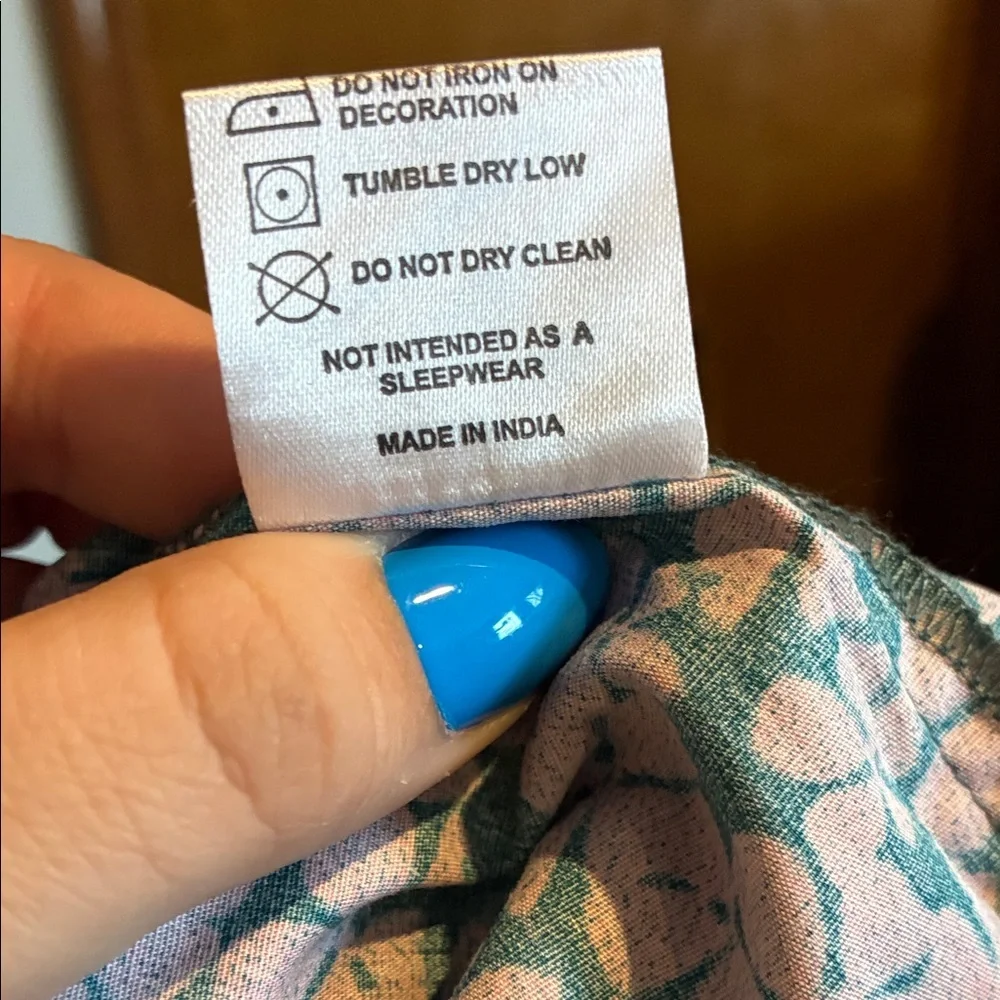 NWT Sophie Catalou Floral Off-Shoulder Dress in Teal and Pink