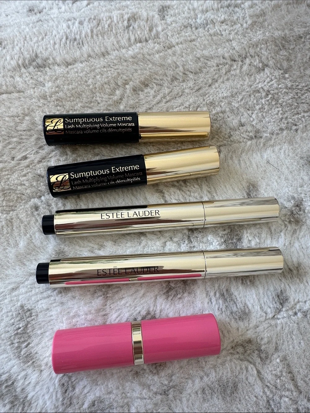 Estee Lauder pure color glossstick MELTED ROSE Rose Tea - LIPSTICK - mascara