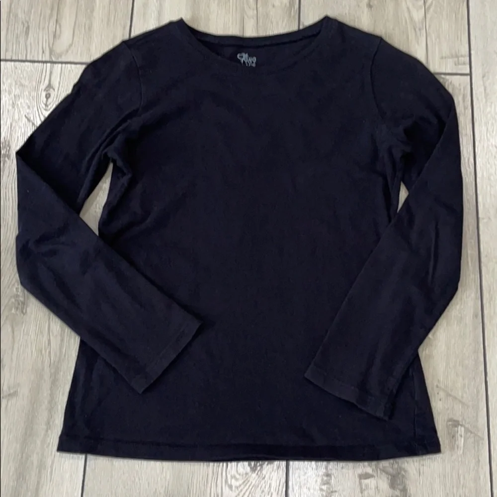 The Children’s Place Girl Black Top Size L (10/12)